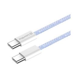 Дата кабель USB-C to USB-C 1.0m 60W 3.0А purple ColorWay (CW-CBPDCC061-PU)
