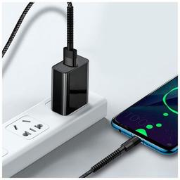 Дата кабель USB-C to USB-C 1.0m 2.4А black ColorWay (CW-CBUC063-BK)