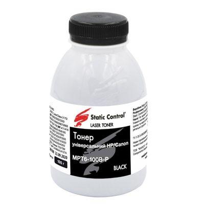 Тонер MPT6 HP/Canon 100г фасовка Static Control (MPT6-100B-P)