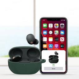 Чехол для наушников BeCover Silicon для Sony WF-1000XM5 Dark Green (710182)