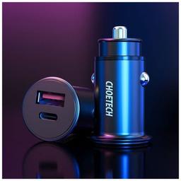 Зарядное устройство Choetech 2xUSB 40W (2xUSB-C) PD3.0 20W (TC0008-V2-BK)
