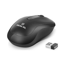 Мышка REAL-EL RM-450W Wireless/Bluetooth Black/Gray (EL123200046)