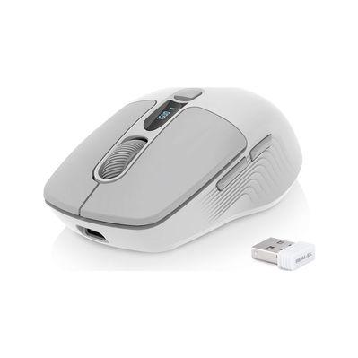 Мышка REAL-EL RM-480W Wireless/Bluetooth White (EL123200050)