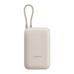 Батарея универсальная Xiaomi 10000mAh 22.5W, Integrated Cable, beige (BHR9072GL)