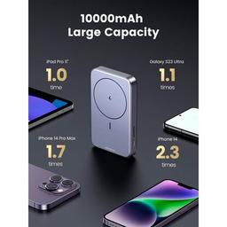 Батарея універсальна Ugreen 10000mAh 20W Mini Magnetic Wireless (15086) (PB206)