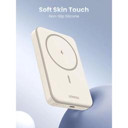 Батарея універсальна Ugreen 10000mAh 20W Magnetic Wireless beige (PB561)