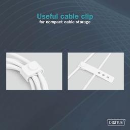 Дата кабель USB-C to Lightning 2.0m USB 2.0 60W silicone white Digitus (AK-600110-020-W)