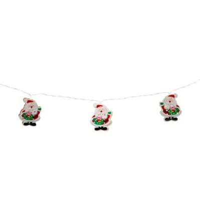 Гірлянда Chomik Санта Клаус 1.65 м 10 LED Теплий білий (5900779854086)