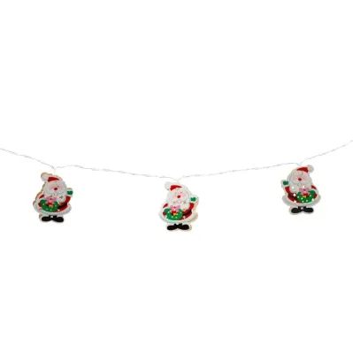 Гірлянда Chomik Санта Клаус 1.65 м 10 LED Теплий білий (5900779854086)