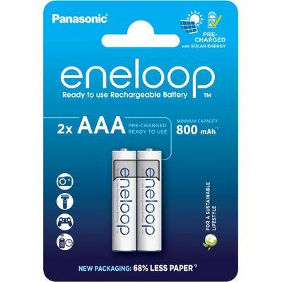 Акумулятор Panasonic AAA Eneloop 800mAh NI-MH * 2 (BK-4MCDE/2CP)
