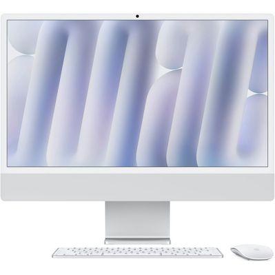Компьютер Apple 24" iMac Retina 4.5K / Apple M4 (10-c/CPU, 10-c/GPU), 16, 256, Silver (MWUU3UA/A)