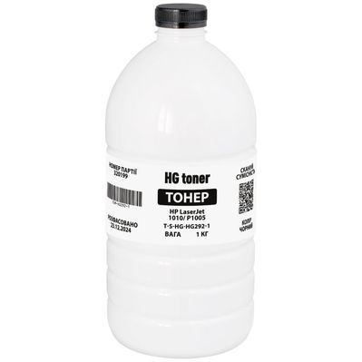 Тонер HP LJ 1010/P1005, 1 кг HG (TSM-HG292-1)