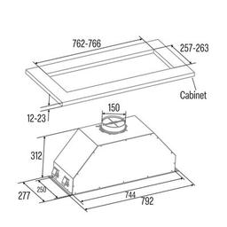 Вытяжка кухонная Cata Gt-Plus 75 X (02031301)