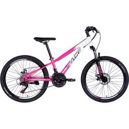 Велосипед Space 24" Mars AM DD рама-11" St рожево-білий 2025 (OPS-SP-24-022)