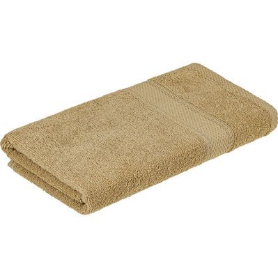 Рушник Home Line махровий бордюрний (кавовий) 400 гр/м2, 70х140 см (181822)