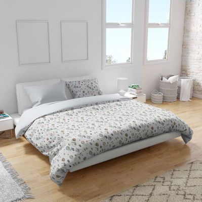 Постільна білизна Emanuela Galizzi Arianna світло-сірий сатин євро (175196)