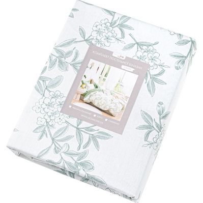 Постільна білизна Home Line Жасмин Сатин Твіл євро (183037)