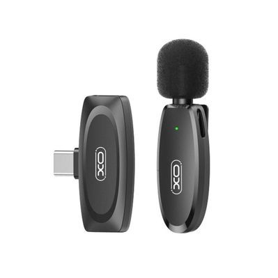 Мікрофон XO MKF08A з придушенням шуму Type-C Black (XO-MKF08A-TC)