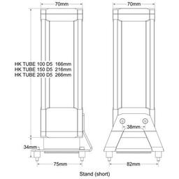 Резервуар для СРО Alphacool Watercool HEATKILLER Tube 200 D5 без помпи (30205)
