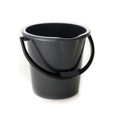 Відро господарське Горизонт Комфорт Сіре 10 л (гор-02040/сірий)