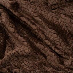 Плед Ardesto Jacquard Braid 200х220см, 100% поліестер, коричневий (ART0206JB)