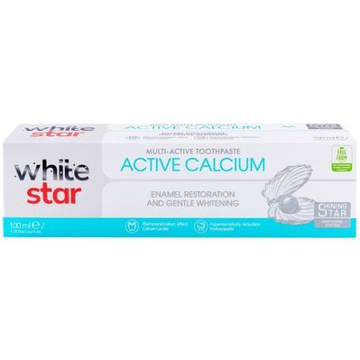 Зубна паста White Star Active Calcium 100 мл (3800237400294)