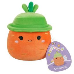 Мягкая игрушка Squishmallows Морковка Каролина в шляпе 13 см (SQER01182)