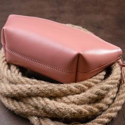 Косметичка Grande Pelle Из кожи Пудровая (11299)