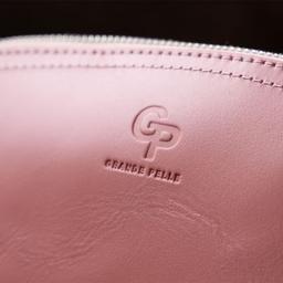 Косметичка Grande Pelle Из кожи Пудровая (11299)