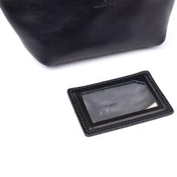 Косметичка Grande Pelle Из кожи Черная (11302)