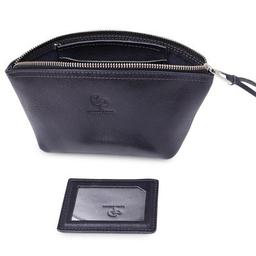Косметичка Grande Pelle Шкіряна Чорна (11570)