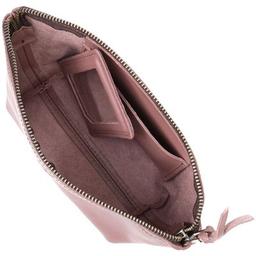 Косметичка Grande Pelle Шкіряна Пудрова (16793)