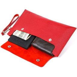 Косметичка Shvigel Кожаная тревел Красная (16417)