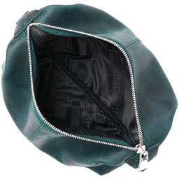 Косметичка Shvigel Кожаная матовая Зеленая (16399)