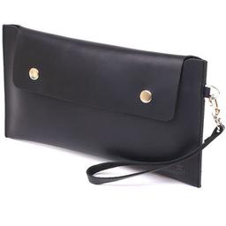 Косметичка Shvigel Кожаная матовая тревел Черная (16426)