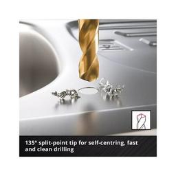 Набор сверл Einhell по металлу 19шт, 1-10мм, кейс (427019)