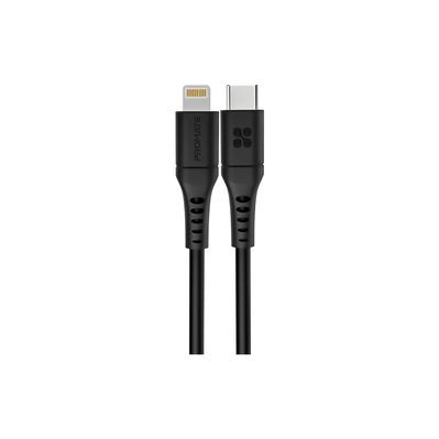 Дата кабель USB-C to Lightning powerlink-120.black Promate (powerlink-120.black)