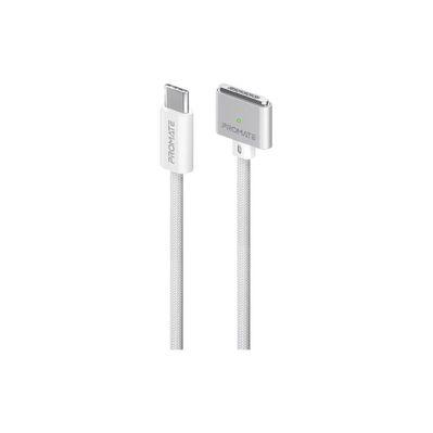 Дата кабель USB-C to MagSafe 3 magcord-140pd.white Promate (magcord-140pd.white)