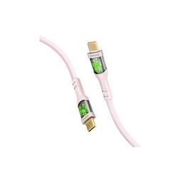 Дата кабель USB-C to USB-C transline-cc200.pink Promate (transline-cc200.pink)