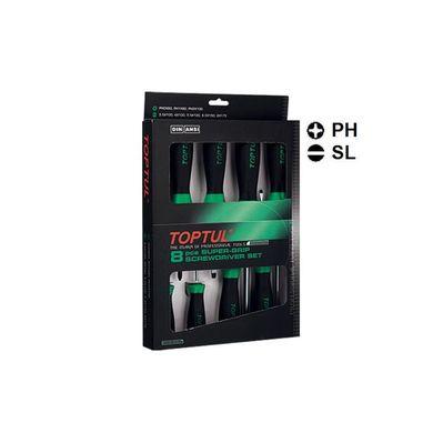 Набір викруток Toptul 8 шт. (GAAE0807)