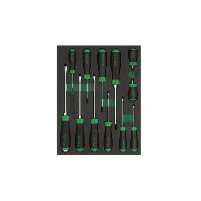 Набір викруток Toptul у ложементі 12шт. (GVB1202)