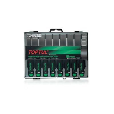 Набір викруток Toptul для точних робіт (T5-T20) 8шт. (GAAW0801)