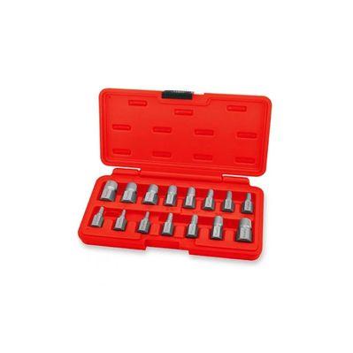 Экстрактор Toptul 15шт. (3-14мм, 1/8-1/2") (JGAI1503)