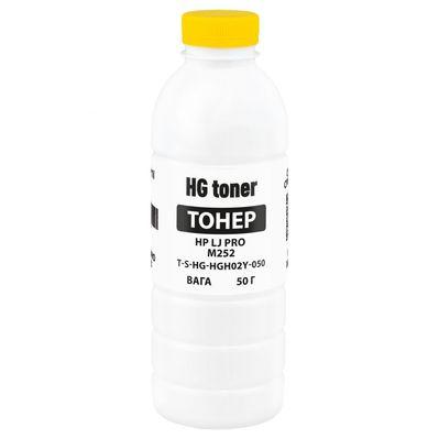Тонер HP CLJ Pro M252 50г, yellow HG (TSM-HGH02Y-050)