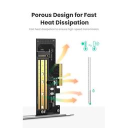 Контролер Ugreen PCI-E 3.0 for SSD M.2 (NVMe) x4 CM302 (70503)