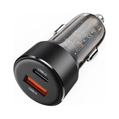 Зарядний пристрій Acefast 2xUSB 60W (USB-C + USB-A) B12 (6974316282914)