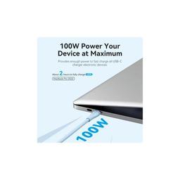 Дата кабель USB-C to 2xUSB-C 1.5m 5.0A Silicone Type Blue Vention (CTMSG)