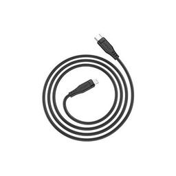Дата кабель USB-C to Lightning 1.2m 3.0A TPE C3-01 Black Acefast (6974316280804)