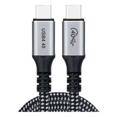 Дата кабель USB-C to USB-C 1.2m USB4.0 Gen3 240W (8K HDR) Choetech (XCC-1040-GY)