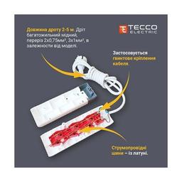 Сетевой удлинитель TECCO 3м 2 поста white (8681277841118)
